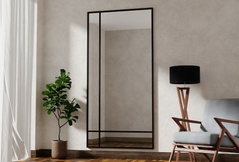 LUSTRO SREBRNE SZPROS LOFT 4 160X60 SITODRUK